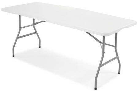 Stół cateringowy składany bankietowy 180 cm - biały